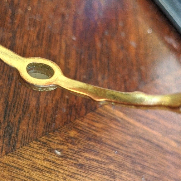 Set of gold plated  bracelets with colored stones - Picture 6 of 6